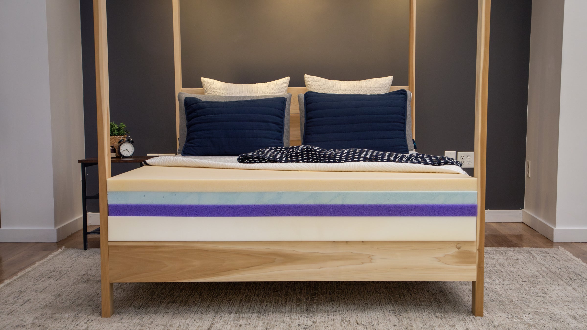 Lifestyle photo of a Comfort Option Custom mattress